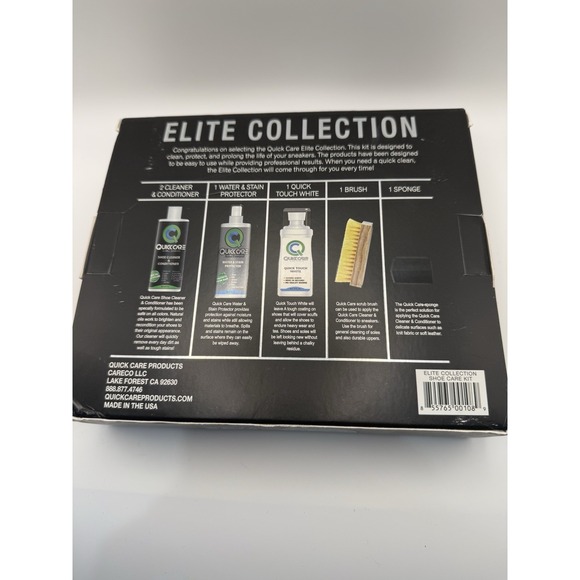 Quick Care Shoe Care Elite Collection Kit With Cleaner Conditioner - Picture 2 of 2